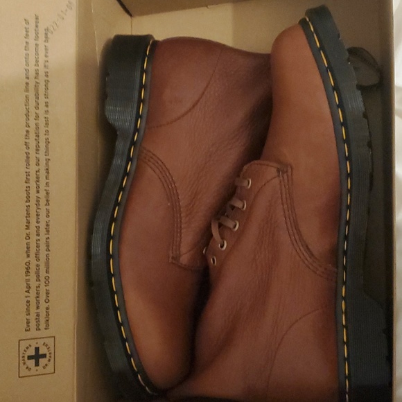 DR MARTENS 1460 PASCAL AMBASSADOR LEATHER LACE UP BOOTS MEN'S SZ 12/ 27439253 - Picture 10 of 14